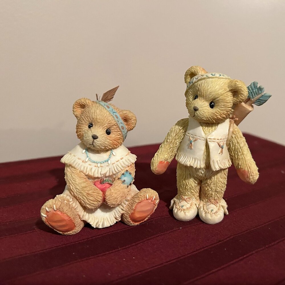 2 Indian Thanksgiving Cherished Teddies